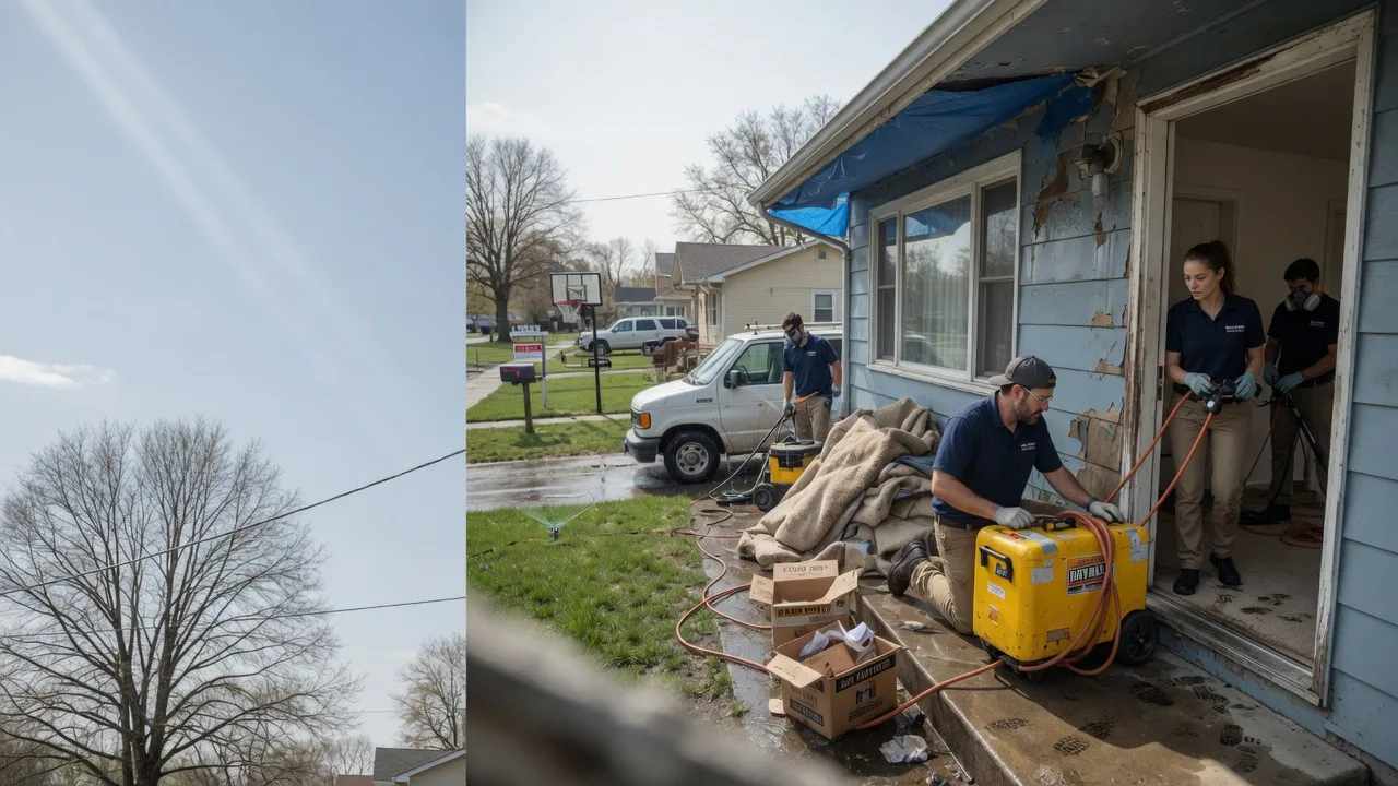Basement Flood Cleanup in Pierpont, OH near me